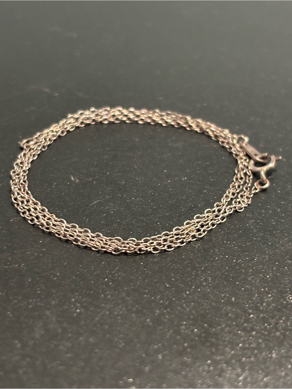 925 Sterling real solid Silver Fine Jewelry Cable Link Chain Necklace 19” Extend